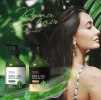 PSA11B Mint Shampoo and Conditioner 2in1 Set Salon Shampoo Conditioner Men's/Women Curly Oil-based Hair Moisturizing and Nourishing Dandruffy Lissage