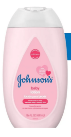 Johnson's Moisturizing Pink Baby Lotion with Coconut Oil, 13.6 fl. oz