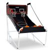 VEVOR Foldable Basketball Arcade Game, 2 Player Indoor Basketball Game, Home Dual Shot Sport with 5 Balls, 8 Game Modes, Electronic Scoreboard, and I