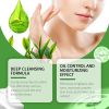 Jaysuing Tea Tree Cleansing Gel Tea Tree Oil Refreshing Oil Control Cleanser Gentle Moisturizing Cleansing Lotion