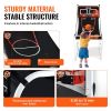 VEVOR Foldable Basketball Arcade Game, 2 Player Indoor Basketball Game, Home Dual Shot Sport with 4 Balls, 8 Game Modes, LCD Electronic Scoreboard, a
