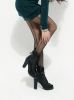 Blancho LZSA015-1 Sexy Black Sheer Plaid & Argyle Stocking