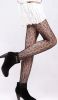 Blancho LZSA006-1 Sexy Black Sheer Panther Print Stocking