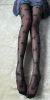 Blancho LZSC032-1 Sexy Black Sheer Bowknot Stocking