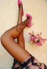 Blancho LZS8025-1 Sexy Black Sheer Bowknot Stocking