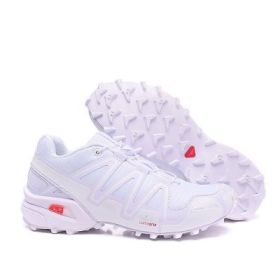 Men's Shoes Off-road Running Shoes Solomon Travel Hiking Shoes Hiking Boots (Option: White-41)