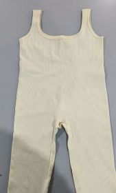 Women's Suspender Tank Top Tights (Option: White-XL)