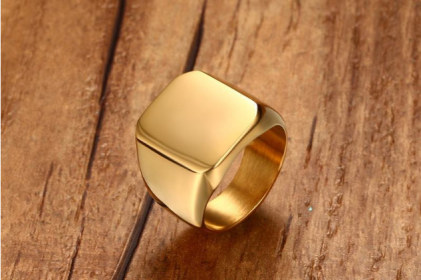 Our Simple Jinshengfeng Jewelry Ring Ring Light  Three Colors RC-294 Personality (Option: Gold-7)