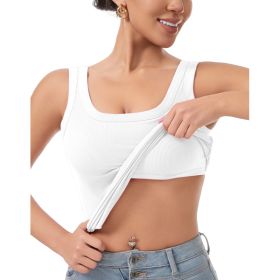 Self Pickup Only-Women Elegant Crew Neck Basic T-Shirt (Option: White-L)