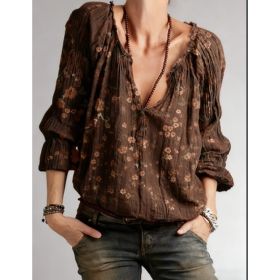 Folded Bohemian Shirt (Option: Style1-XL)