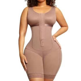 Women Colombianas Shapewear For Women Tummy Control Post Surgery Full Body Shaper Butt Lifter With Zipper Crotch (Option: Purple-XL)