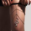 Thigh Chains for Women Gold Snake Leg Chain Boho Women's Body Chains