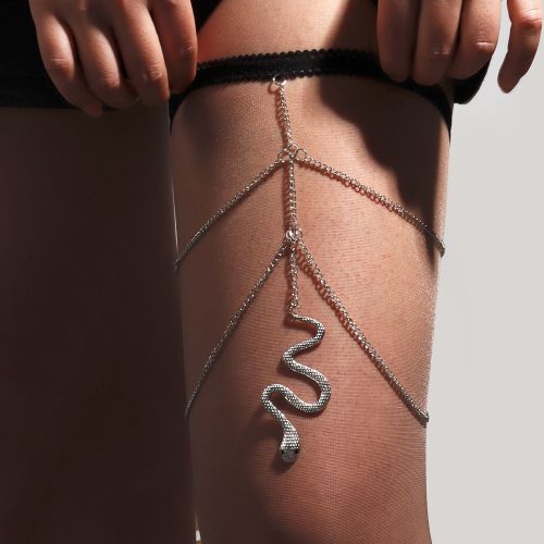 Thigh Chains for Women Gold Snake Leg Chain Boho Women's Body Chains