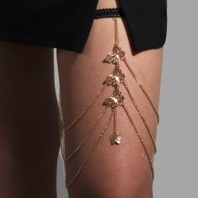 Thigh Chains for Women Gold Snake Leg Chain Boho Women's Body Chains (Color: Color 9)