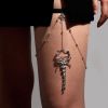 Thigh Chains for Women Gold Snake Leg Chain Boho Women's Body Chains