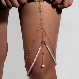 Thigh Chains for Women Gold Snake Leg Chain Boho Women's Body Chains (Color: Color 7)