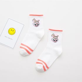 Cartoon SpongeBobs Women's Socks High Quality Fashion Men's Women Sock Printed Casual Hip-Hop Personality Adult Couple Stockings (Color: 4)