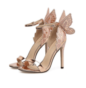 Women's Open Toe High Heels Ankle Strap Sandals Stilettos Shoes (size: 39)
