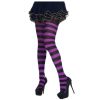 Striped Tights for Women High Elastic Long Stockings Soft Leggings
