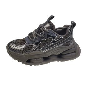 Women's shoes colorful daddy shoes new fashion shoes sponge sole fashion casual shoes sneakers (Color: Brown, size: 40)