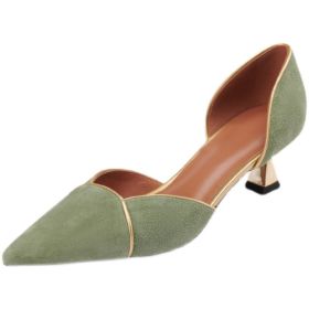 Lady High Heels Stiletto Pointed Toe Shoes 5cm Elegant Ladies High Heels (size: 38)