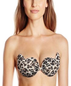 Enchantress Adhesive Bra (Color: Leopard, size: B)