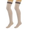 Thigh High Knitted Socks for Women 1 Pair Warm Stocking Over Knee Long Boot Socks