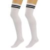 Thigh High Knitted Socks for Women 1 Pair Warm Stocking Over Knee Long Boot Socks