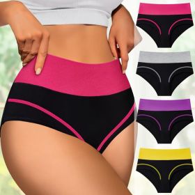 4 Pack Classic Women Tight Panties Bikini Panty Women's Mid-High Waist Briefs Knickers (Color: 4 Pack multi color, size: M)