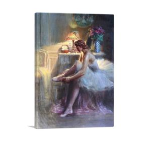 Woman Wearing Stockings 1910 (Type: Standard Framed Canvas Print, size: 16" x 12" / 42cm x 30cm (approx))