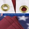 American Flag 10x15 ft 8x12 ft 6x10 ft 5x8 ft 4x6 ft 3x5 ft  2x3 ft Outdoor Heavy Duty Embroidered Stars USA Flag Sewn Stripes Fade Resistance Brass