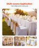 VEVOR Stretch Spandex Folding Chair Covers, Universal Fitted Chair Cover, Removable Washable Protective Slipcovers, for Wedding, Holiday, Banquet, Pa