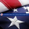 American Flag 10x15 ft 8x12 ft 6x10 ft 5x8 ft 4x6 ft 3x5 ft  2x3 ft Outdoor Heavy Duty Embroidered Stars USA Flag Sewn Stripes Fade Resistance Brass