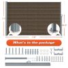 Retractable Side Awning - Folding Patio Privacy Screen | Waterproof & UV-Resistant Outdoor Shade Divider for Patio, Garden, Balcony & Commercial Use