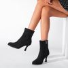 Round Toe Women's Boots Autumn And Winter High-Heeled Stiletto Boots