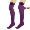 Thigh High Knitted Socks for Women 1 Pair Warm Stocking Over Knee Long Boot Socks