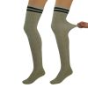 Thigh High Knitted Socks for Women 1 Pair Warm Stocking Over Knee Long Boot Socks