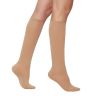 3 Pairs Women's Massage Nylon Sheer Knee High Stockings with Reinforced Toe