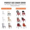 VEVOR Stretch Spandex Folding Chair Covers, Universal Fitted Chair Cover, Removable Washable Protective Slipcovers, for Wedding, Holiday, Banquet, Pa