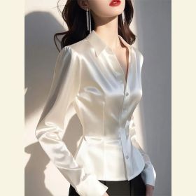 Western Style Chic Women's Shirt (Option: White-3XL)